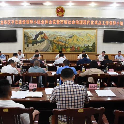 龙华区召开区平安建设领导小组全体会议暨市域社会治理现代化试点工作领导小组（扩大）会议