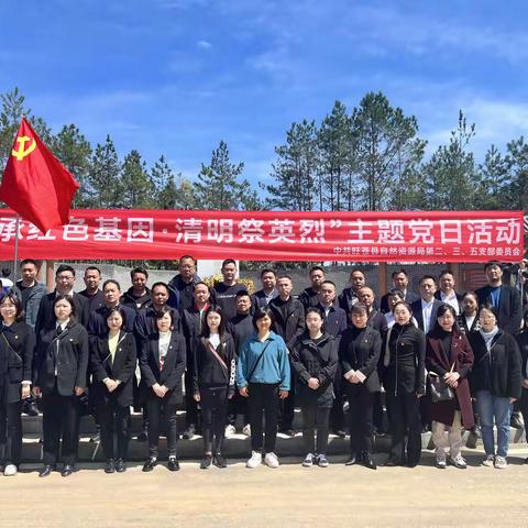 旺苍县自然资源局开展清明祭英烈主题党日活动
