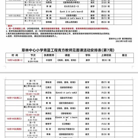 新光熠熠，初见芳华——记草林中心小学青蓝工程青方教师见面课活动