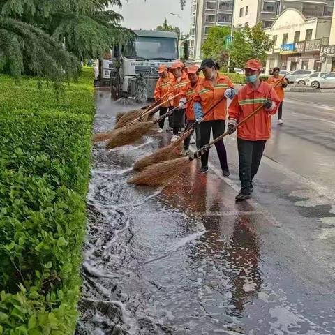 道路扬尘治理           城市街道大清洗