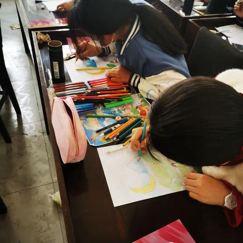 “千年经典永流传，妙笔生花绘美篇”---段泊岚光彩育英小学书画比赛活动