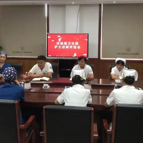 沛城镇卫生院举办护士进修欢送会