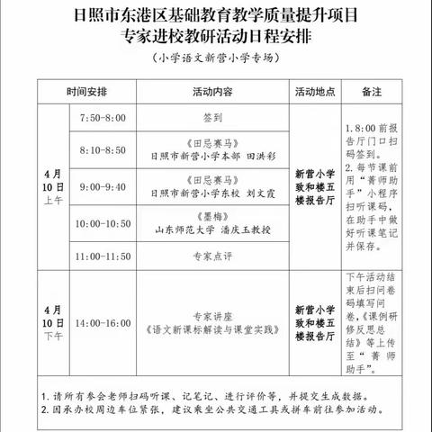 专家进校提升基础教学质量活动【赵娜】