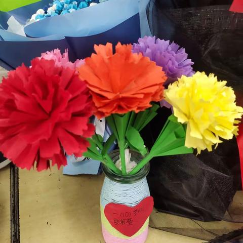 一十班美丽的花束手工展