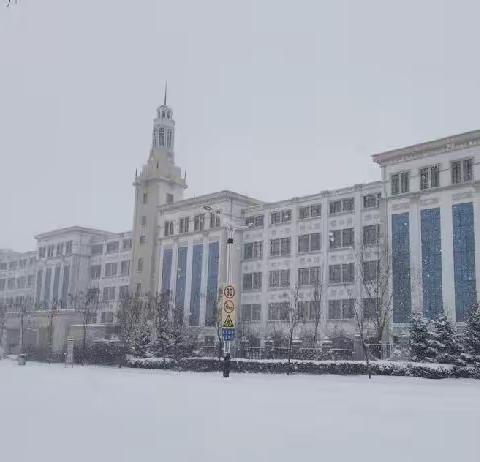 漫天雪纷飞，学习不停歇——双鸭山市实验学校暴雪防灾云端教学进行时