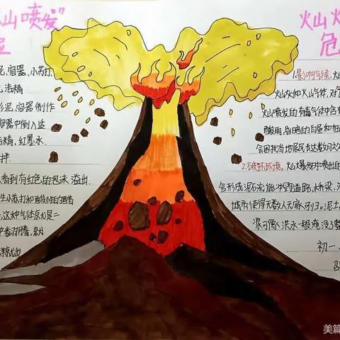 星河幼儿园中班科学实验《火山爆发》