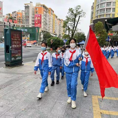 寻访红色足迹   传承红色基因——吴川市梅菉中心小学少先队员走进梅岭社区