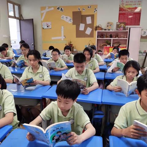 悦读·阅爱·越成长——深泽小学六年级组阅读活动