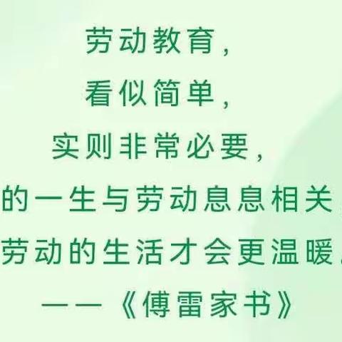 “暑”你最自立，劳动最光荣——八年级暑假劳动活动