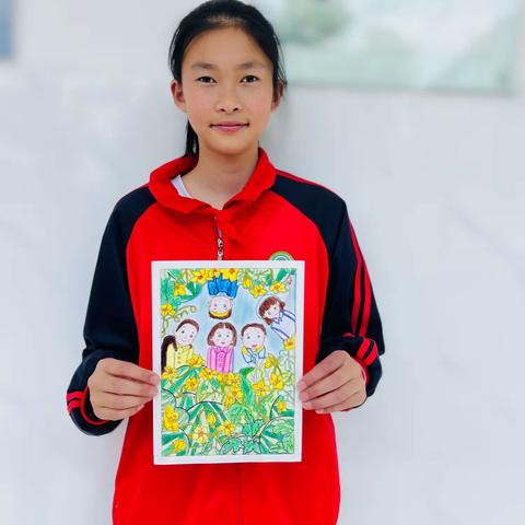 漾濞彝族自治县少年儿童书信文化比赛绘画部分作品
