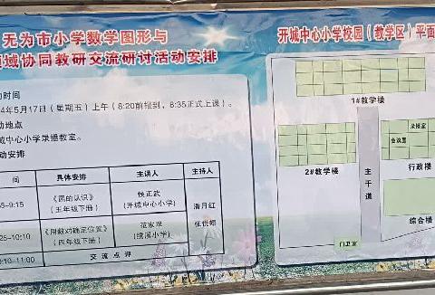 上下联动话教研 横向融通促成长——无为市小学数学图形与几何领域协同教研交流研讨活动在开城中心小学举行