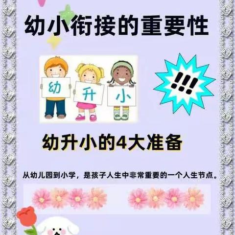 【幼小衔接】幼小衔接“四大准备”，让幼儿遇见更好的自己