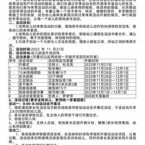 思茅区爱童幼儿园第三届冬季运动会开幕式邀请函