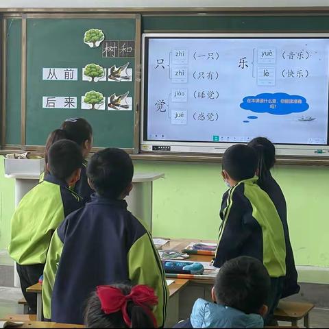 潞州区实验小学一年级1班                                  公开课    《树和喜鹊》