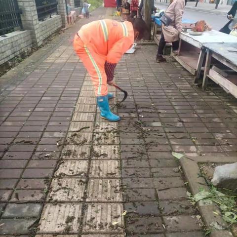 五一假期第一天｜做好本职工作 提高区域卫生质量