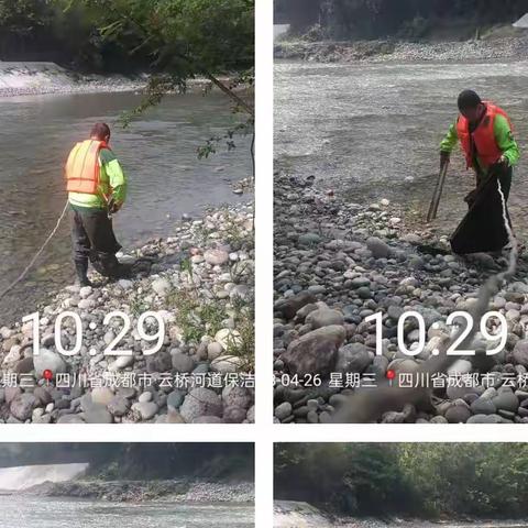 徐堰河二标段河道、绿道以及绿化日常管护情况