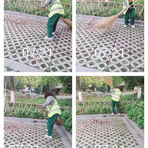 徐堰河二标段河道、绿道以及绿化日常管护情况