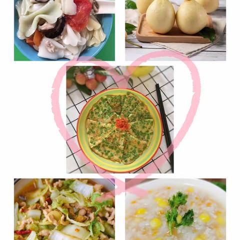 茶山幼儿园笫十四周幼儿食谱