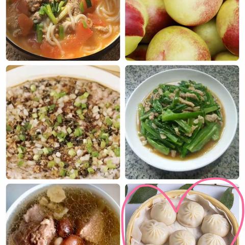 茶山幼儿园第十八周幼儿食谱
