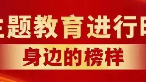 主题教育进行时|榜样引领 追光前行 ——“身边的榜样”专栏