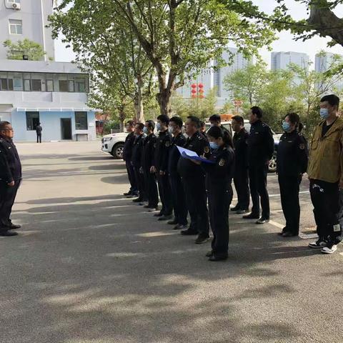 公用事业执法大队组织召开周例会