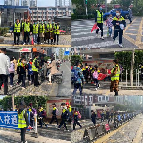 暖心护学岗，护安全护成长——一小东关四年级四班