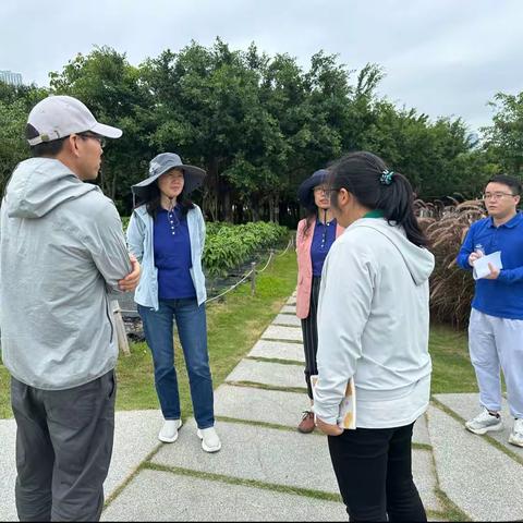欧阳底梅副主任率队到深圳湾公园开展调研工作