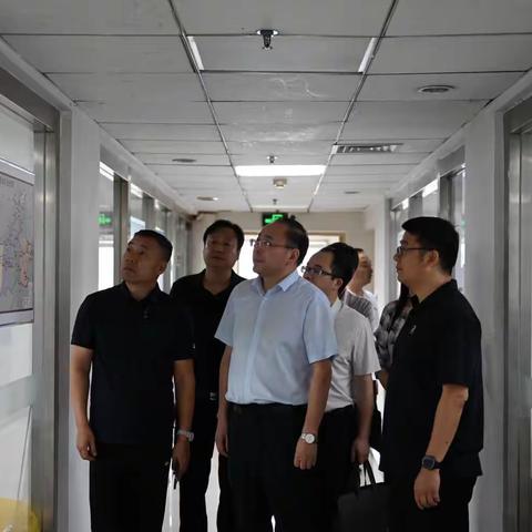 省自然资源厅科技处带队调研我局市级卫星应用技术中心建设及科技创新工作