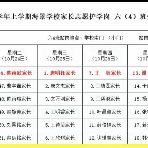 润物无声，大爱无言——海景学校六（4）班暖心护学记