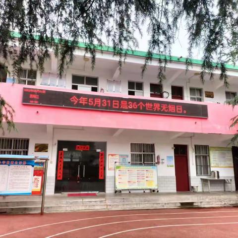 尧山第六小学禁烟日活动