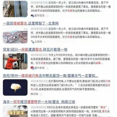 防雷知识 | 担心居民小区防雷装置有隐患、怕雷击，应该怎么办？