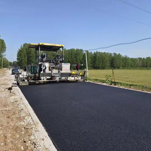 宛城区黄台岗镇战备路修建项目竣工