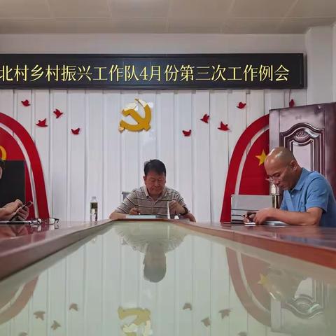 长北村乡村振兴工作队组织召开2023年4月份第三次工作例会