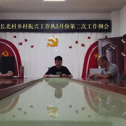 长北村乡村振兴工作队组织召开2023年5月份第二次工作例会