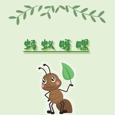 🐜蚂蚁呀嘿——中二班
