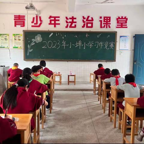 “双减促成效，妙笔抒真情”—桐木镇小埠小学举办现场习作竞赛