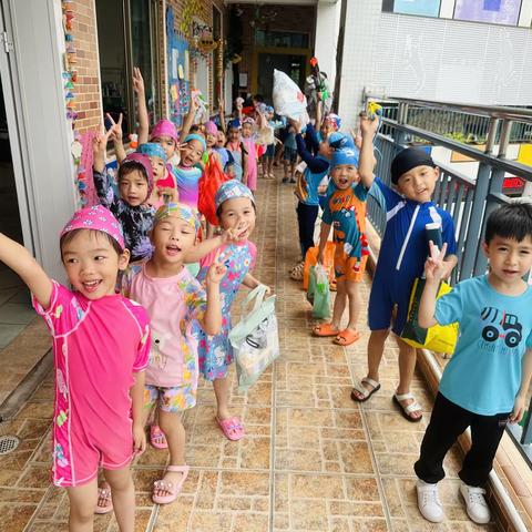 泡沫之夏，爸气十足— —记骏景幼儿园桂花班父亲节活动回顾