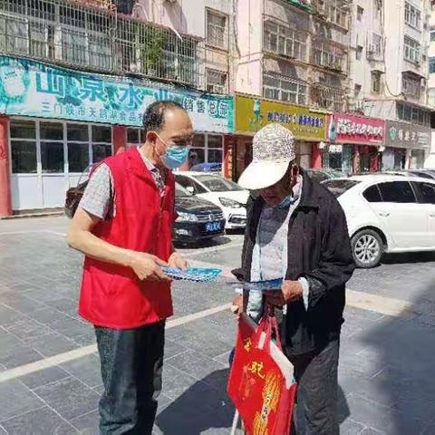 【涧河街道崤北社区】防电信诈骗 守护居民钱袋子—崤北社区开展“反诈”宣传活动