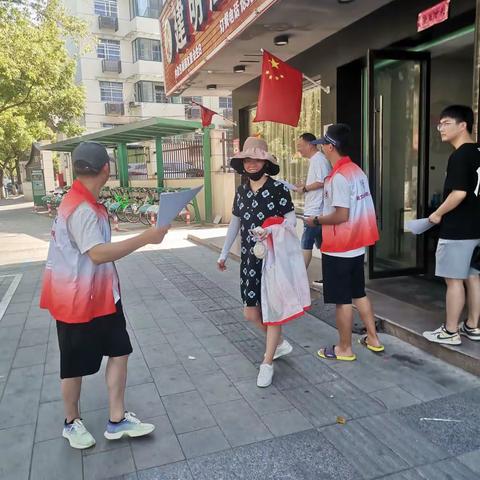 发放垃圾分类宣传单