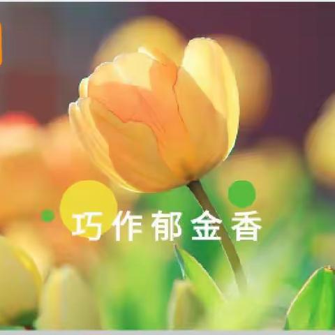 二一班 聆听窗外的声音——《折纸郁金香🌷》