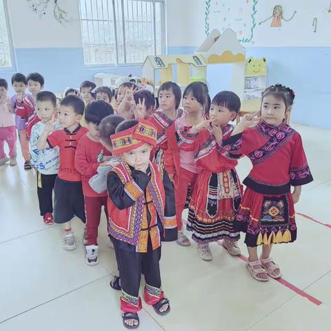 传承壮乡情，多彩三月三 一一陆川县马坡镇大兴小学附属幼儿园庆＂三月三“主题活动