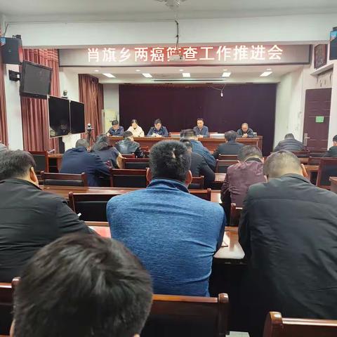 肖旗乡两癌筛查工作推进会