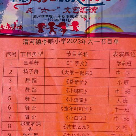 童心向党，快乐成长——漕河镇李嘴小学六一系列活动