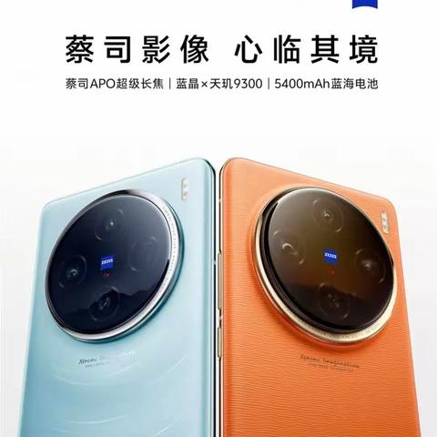 【任丘信誉楼】满分旗舰，VIVO X100系列正式发布