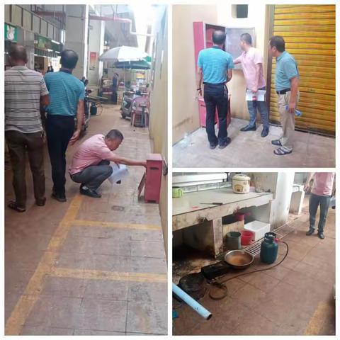 县农贸市场服务中心开展生产安全、禁塑等督察整改行动