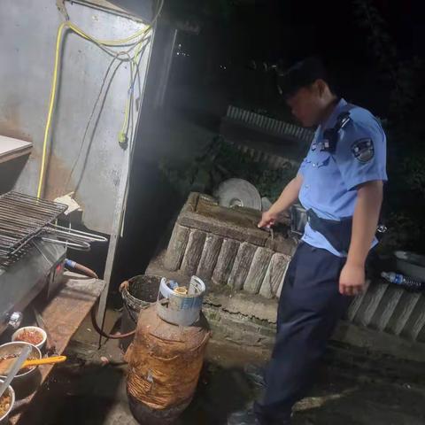 三乡派出所对辖区内居民居住场所开展消防安全隐患排查