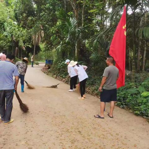 澄迈县仁兴镇妇联开展人居环境集中整治百日大行动