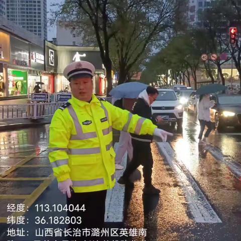 【春季守护行动】雨雪天来袭  市直交警二大队民辅警  坚守岗位  守护群众平安出行