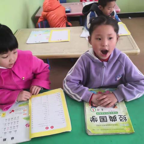 读书从娃娃抓起一一执阳幼儿园大班