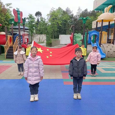 玉皇幼儿园第十二周升旗仪式